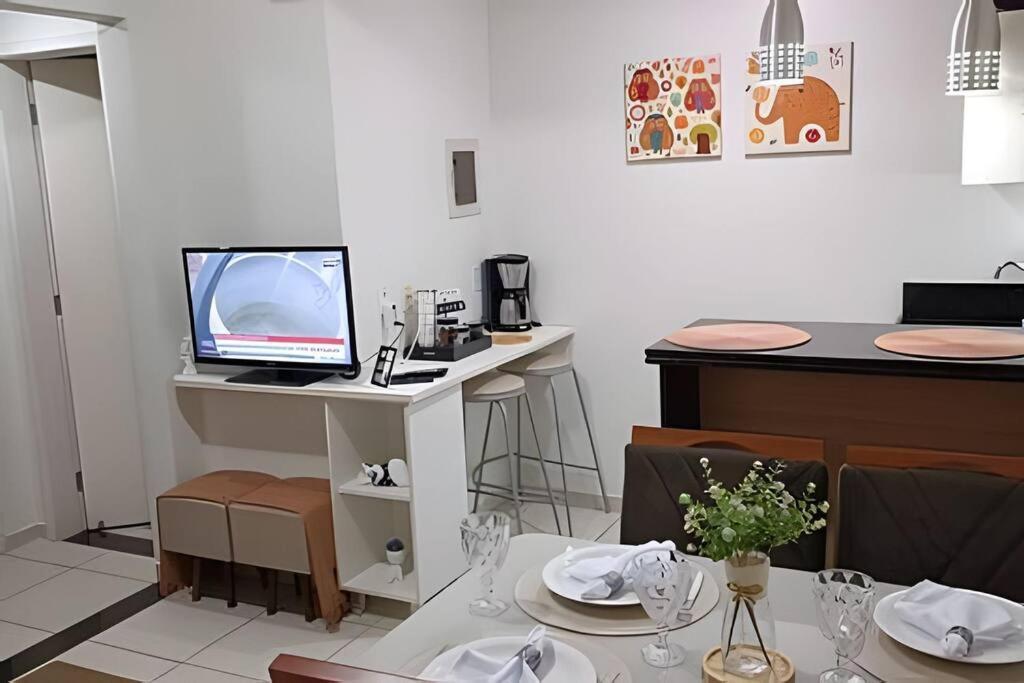 Aconchegante Flat B308 - Refugio No Aldeia Das Aguas บาร์ราโดปิไร ภายนอก รูปภาพ