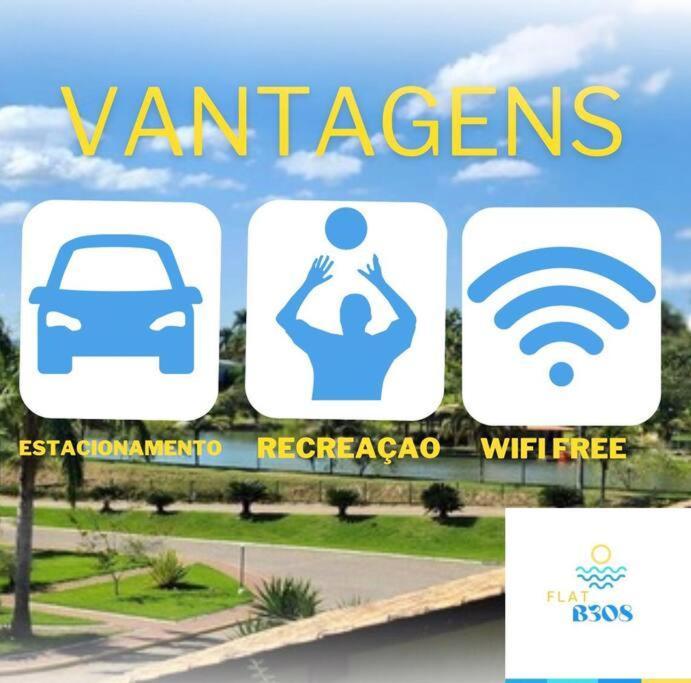 Aconchegante Flat B308 - Refugio No Aldeia Das Aguas บาร์ราโดปิไร ภายนอก รูปภาพ