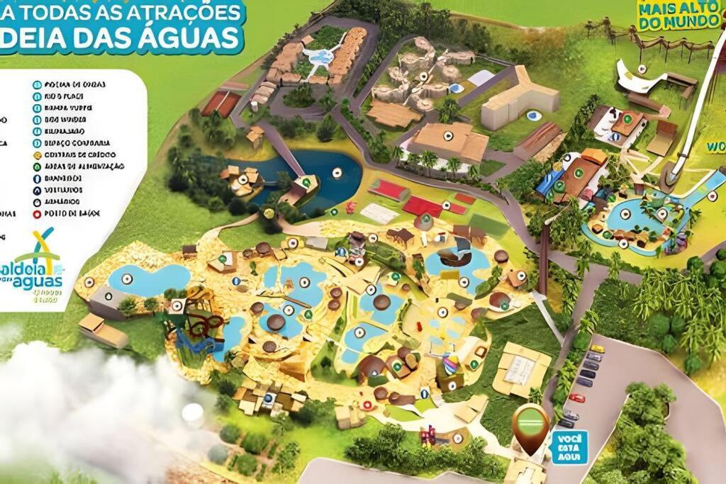 Aconchegante Flat B308 - Refugio No Aldeia Das Aguas บาร์ราโดปิไร ภายนอก รูปภาพ